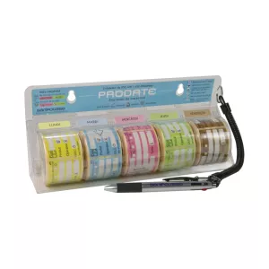 Etiquettes Prodate Std 5 couleurs 5 rlx de 250 etiquettes (M)